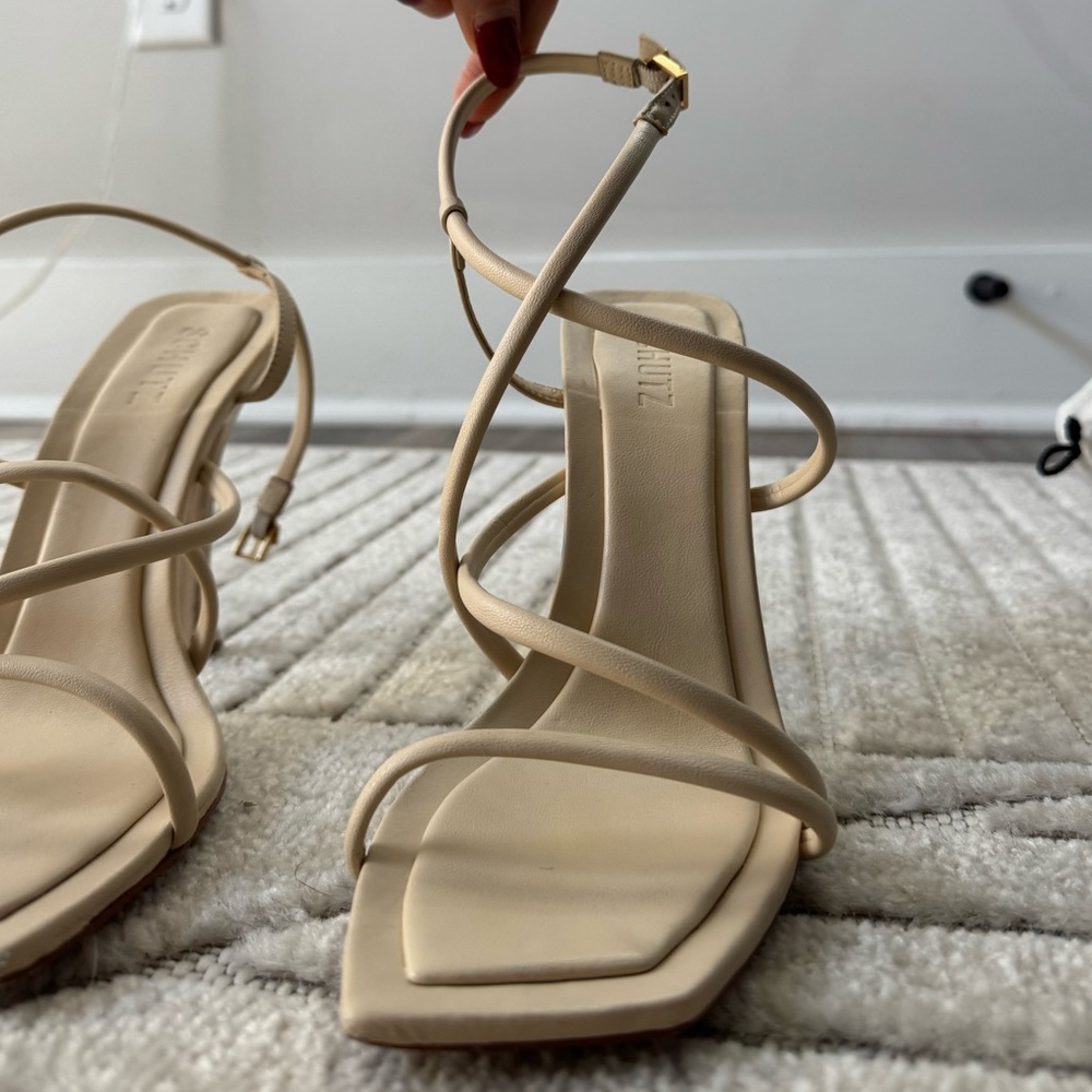 Strappy Beige Sandals